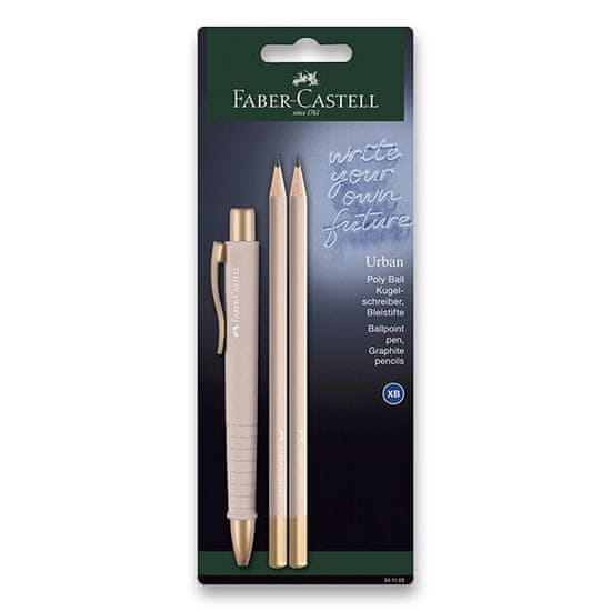 Faber-Castell Pisalo Poly Ball Urban set, 3 kosi, mešanica barv