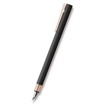 Faber-Castell Nalivno pero Neo Slim Metal Black Rosegold - pest F