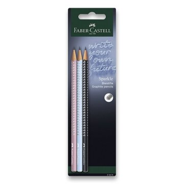 Faber-Castell Sparkle grafitni svinčnik - 3 kosi
