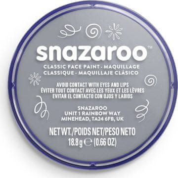 Snazaroo barva za obraz temno siva 18ml