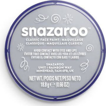 Snazaroo barva za obraz svetlo siva 18ml
