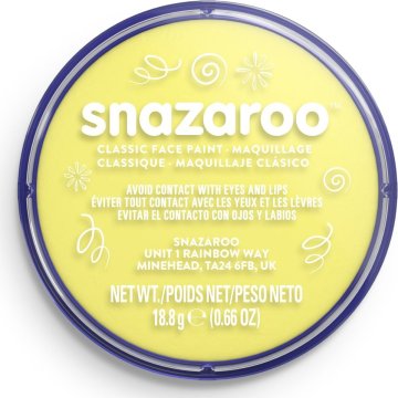 Snazaroo barva za obraz bledo rumena 18ml