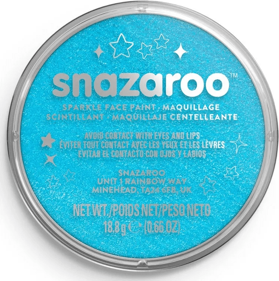 Snazaroo barva za obraz Sparkle Turquoise 18ml
