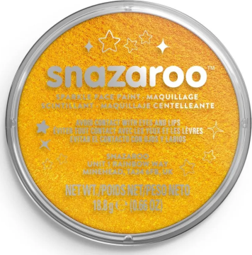 Snazaroo barva za obraz Sparkly Yellow (bleščeča rumena) 18ml