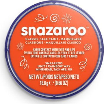 Snazaroo barva za obraz Temno oranžna 18ml