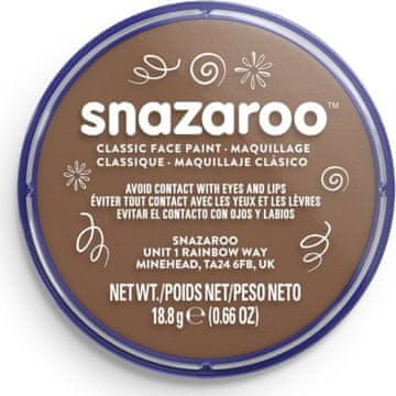 Snazaroo Barva za obraz Beige Brown 18ml