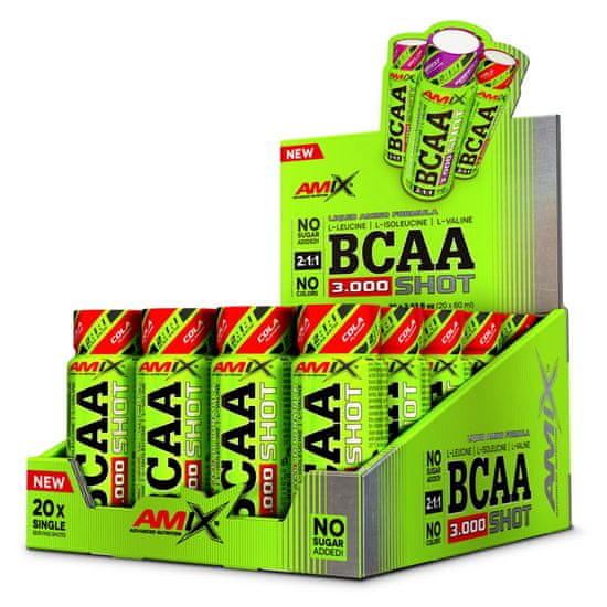 AMIX BCAA 3000 Shot 20 x 60 ml cola