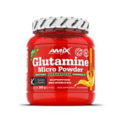 AMIX L-glutamin v prahu, napitek 360 g gozdni sadeži