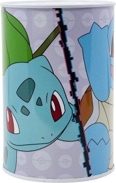 Stor pločevinasta škatla za zaklade Pokémon