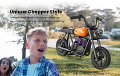HYPER GOGO 1034184 Pioneer 12 Plus Black - otroško električno motorno kolo