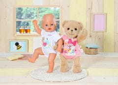 BABY born Medvedek BABY rojen, bela oblačila
