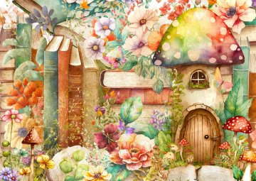 ENJOY Puzzle Dežela zgodb 1000 kosov