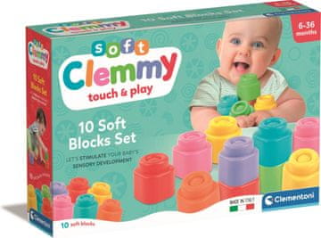 Clementoni Clemmy - mehke kocke, 10 kosov