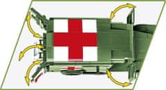 Cobi 2257 II WW Dodge WC 54 ambulanta D-DAY, 1:35, 293 k, 1 f