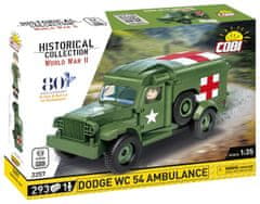 Cobi 2257 II WW Dodge WC 54 ambulanta D-DAY, 1:35, 293 k, 1 f