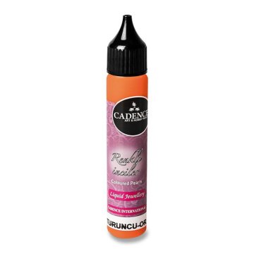 Cadence tekoči biseri, 25 ml - oranžni