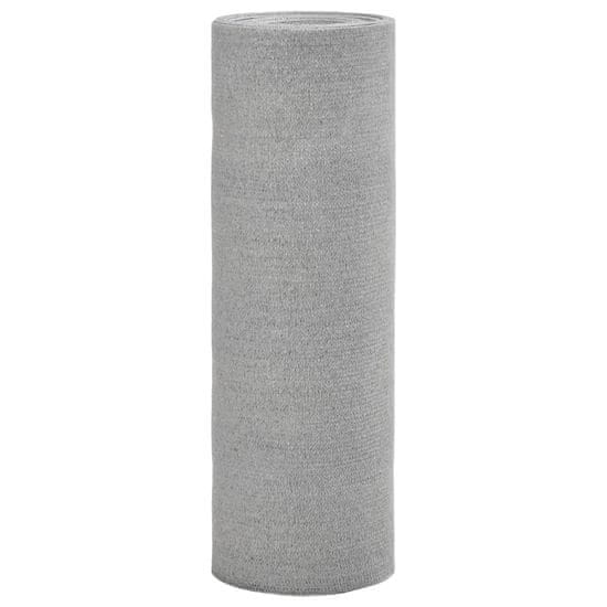 shumee Zaščitna mreža svetlo siva 1.5x50 m HDPE 195 g/m²