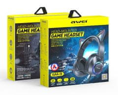 Awei GM-9, črna, gaming slušalke