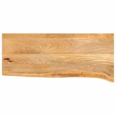 shumee Mizna plošča z naravnim robom 70x20x2.5 cm trden mangov les