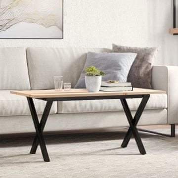 Vidaxl vidaXL Klubska mizica z nogami v obliki črke X, 90x40x45 cm