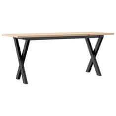 Vidaxl vidaXL Klubska mizica z nogami v obliki črke X 110x40x45 cm