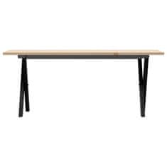 Vidaxl vidaXL Klubska mizica z nogami v obliki črke X 110x40x45 cm