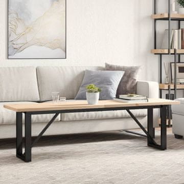 Vidaxl vidaXL Klubska mizica s kvadratnimi nogami, 160x40x45,5 cm