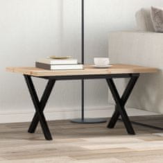 Vidaxl vidaXL Klubska mizica z nogami v obliki črke X 80x50x40,5 cm