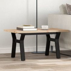 Vidaxl vidaXL Klubska mizica z nogami v obliki črke Y 80x50x40,5 cm