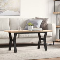 Vidaxl vidaXL Klubska mizica z nogami v obliki črke Y 100x50x45,5 cm