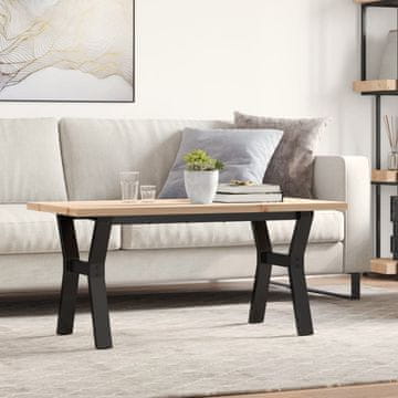 Vidaxl vidaXL Klubska mizica z nogami v obliki črke Y 100x50x45,5 cm