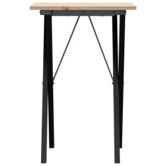 Vidaxl vidaXL Jedilna miza z nogami v obliki črke X 50x50x75 cm