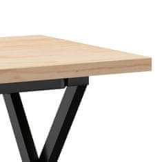 Vidaxl vidaXL Klubska mizica z nogami v obliki črke X 100x50x45,5 cm
