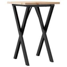 Vidaxl vidaXL Jedilna miza z nogami v obliki črke X 50x50x75,5 cm
