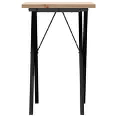 Vidaxl vidaXL Jedilna miza z nogami v obliki črke X 50x50x75,5 cm