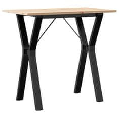 Vidaxl vidaXL Jedilna miza z nogami v obliki črke Y 80x50x75 cm