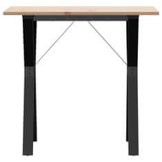 Vidaxl vidaXL Jedilna miza z nogami v obliki črke Y 80x50x75 cm