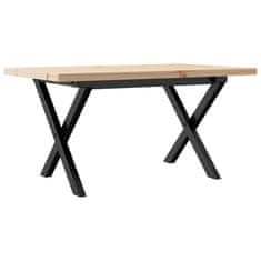 Vidaxl vidaXL Klubska mizica z nogami v obliki črke X 80x50x40,5 cm