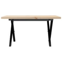 Vidaxl vidaXL Klubska mizica z nogami v obliki črke X 80x50x40,5 cm