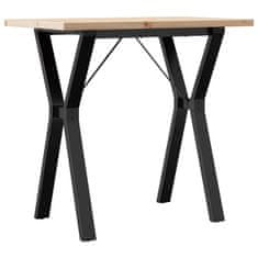 Vidaxl vidaXL Jedilna miza z nogami v obliki črke Y 80x50x75,5 cm