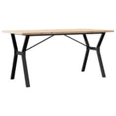 Vidaxl vidaXL Jedilna miza z nogami v obliki črke Y 160x80x75,5 cm