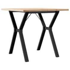 Vidaxl vidaXL Jedilna miza z nogami v obliki črke Y 80x80x75,5 cm