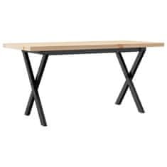 Vidaxl vidaXL Klubska mizica z nogami v obliki črke X 100x50x45,5 cm