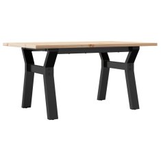 Vidaxl vidaXL Klubska mizica z nogami v obliki črke Y 80x50x40 cm