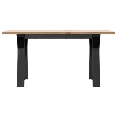 Vidaxl vidaXL Klubska mizica z nogami v obliki črke Y 80x50x40 cm