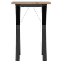 Vidaxl vidaXL Jedilna miza z nogami v obliki črke Y 50x50x75,5 cm
