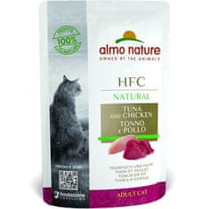 ALMO Kapsule za mačke Nature. Naravna tuna in piščanec 55g