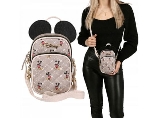 Disney DISNEY Miška Mickey Bežev usnjen mali nahrbtnik velikosti 29x22x11 cm