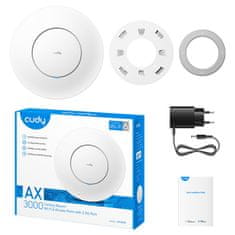 Cudy AP3000 stropna dostopna točka, AX3000, 2.5G, PoE, WiFi6 (AP3000)