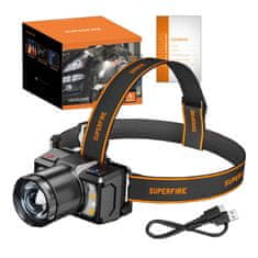 Superfire Svetilka HL25, 700 lm, USB-C